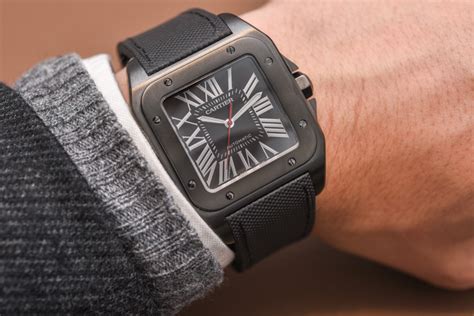 cartier santos carbon 100|Santos de Cartier watches .